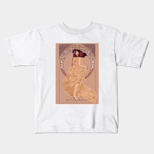 Persephone Mucha Style Kids T-Shirt